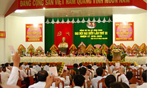 Đại hội đại biểu Đảng bộ thị xã Bình Minh (Vĩnh Long) lần thứ XI, nhiệm kỳ 2015-2020